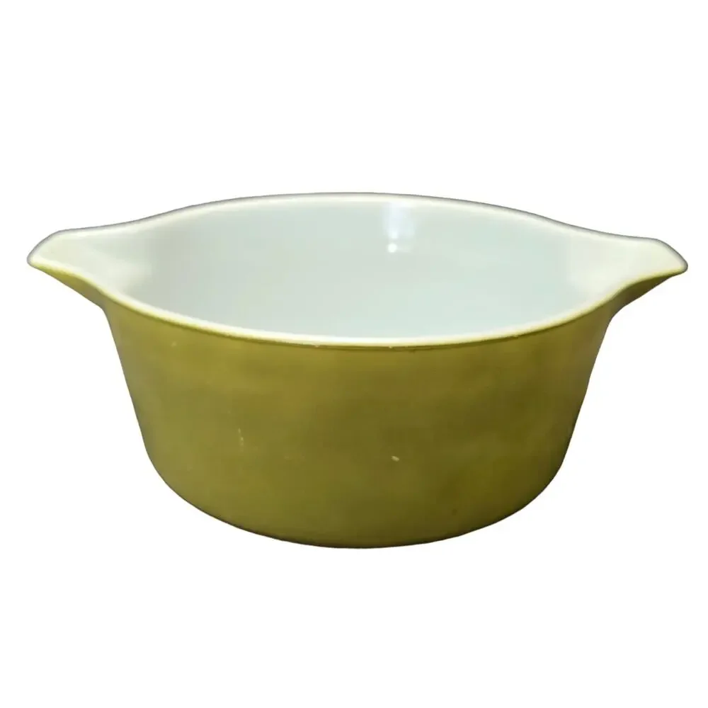 Vintage Pyrex Town & Country Cinderella Nesting Mixing Pouring Bowl 444 4 QT.